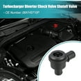 thumbnail image 2 of Unique Bargains Car Turbocharger Diverter Check Valve Shutoff Valve No.06A145710P for Audi A4 1999-2005, 2 of 6