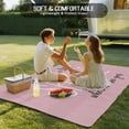 thumbnail image 4 of Pink Outdoor Rug for Patio/Deck/Porch, Non-Slip Large Area Rug 4 x 6 Ft, She Leaves A Little SPARKLE Wherever She Goes Indoor Outdoor Rugs Washable Area Rugs, Reversible Camping Rug Carpet Runner, 4 of 8