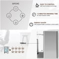 thumbnail image 6 of SIFENE 3-in-1 Single Serve Coffee Maker, Compatible with K Cup Capsules & Grounds, Tea Maker, 6-10 Oz Brew Sizes, 50 Oz Removable Reservoir, Fast Brew, Compact Design, 120V 1150W, White, 6 of 13