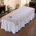thumbnail image 4 of Thinsony Housse de Table de Massage en Coton Réutilisable et Lavable Gris 80cm 1Ensemble, 4 of 6
