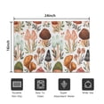thumbnail image 5 of Colorful Mushroom Leaf White Pattern Door Rugs,Washable Non Slip Door Mats Indoor,Decorative Door Mats,Entry Mat Indoor for Entrance,Bedroom,Kitchen,Bathroom,16"x24", 5 of 6