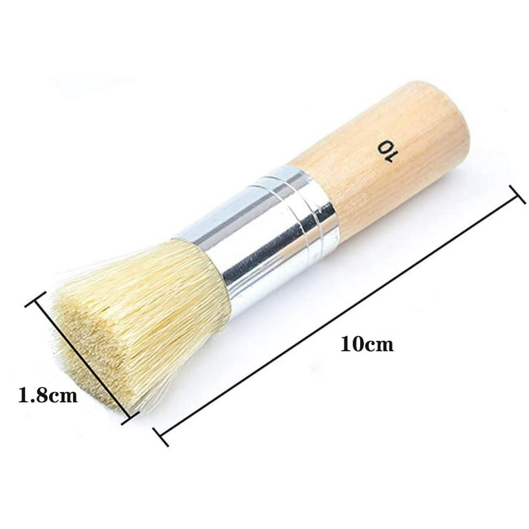 400Pcs Flat Paint Brushes Small Brush Bulk for Detail Painting Craft Art  Gifts