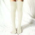 thumbnail image 6 of Tittly Thigh High Stockings Stockings for Women Stockings Stockings Cotton Ladies High Women Warm Socks The Girls Warm Thigh Socks for Women Slouch Socks White One Size, 6 of 9