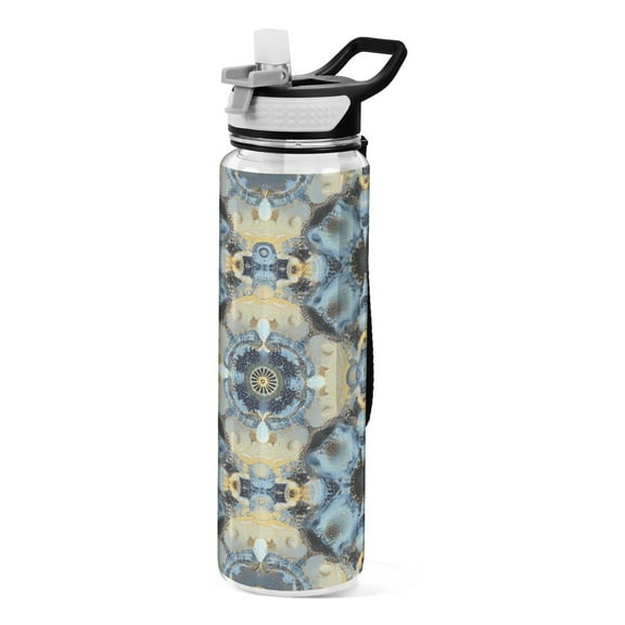 BZSMCE Sport Bottle Cerulean Dreams Outdoor sports Water Bottle Size: 10.4x3in