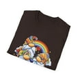 thumbnail image 4 of 70's Rainbow Cute Gnomes Novelty Flower Funny T-shirts, 4 of 4