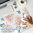 thumbnail image 4 of Pink Floret&nbsp;mousepad Gamingwaterproof,rubber+multispandexno Slip MousepadDesk Pad for Office Home Game 31.5x15.7inches, 4 of 7