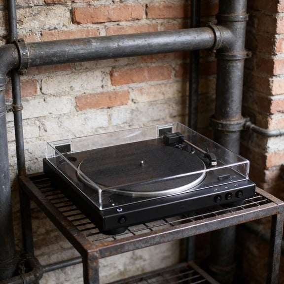 LOLIPPYY Lightweight Acrylic Turntable Cover for Vintage Record Players