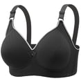 thumbnail image 2 of Push Up Bras for Women Plus Size Full Coverage V Neck Side Support Wireless Bralettes Everyday Bra, 2 of 3