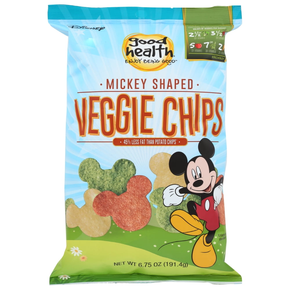 Good Health Mickey Shaped Veggie Chips , 6.25 Oz