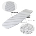 thumbnail image 3 of Foldable Rotation Ironing Board, Built-in Cabinet Space-Saving 180 Swivel Wall Mounted Ironing Board with Heat Resistant Cover White, 3 of 8