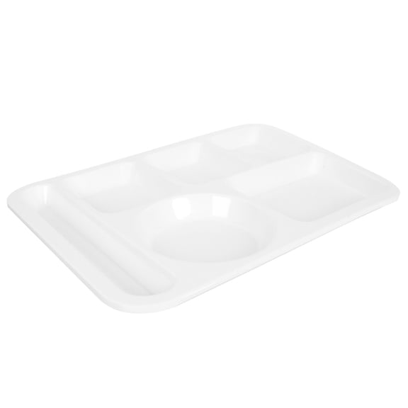 Raindrops Portion Control Plate MultiCompartment Melamine Food Plate for Home | Stackable and