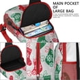 thumbnail image 4 of Sling Backpack,Christmas Stocking Pattern Crossbody Bag with Water Bottle Holder,Waterproof Sling Bag for Men/Women with Chest Phone Holder for Hiking,Travel, 4 of 6