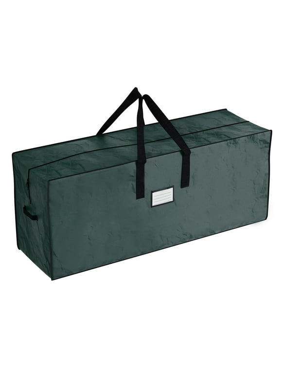 Storage Bag  48-Inch-Long with Handles and Zipper Closure for Moving, Christmas Trees, Clothing Storage, Hunting, or Camping by Elf Stor (Green)
