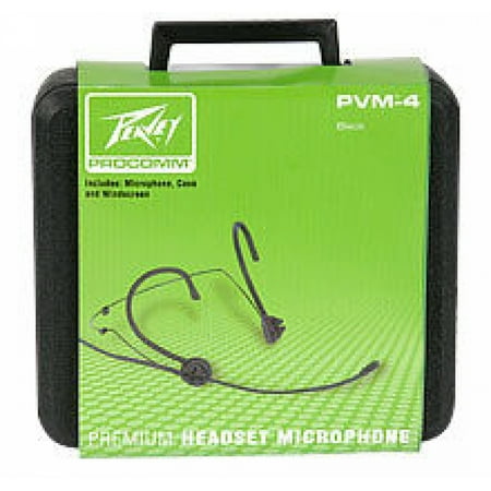 Peavey Pvm-4 Premium Wireless Slim-Line Omnidirectional Headset Black 580910 New