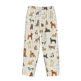 thumbnail image 5 of Daiia Dogs Funny Pets Women's Sleep Pant with Pockets and Drawstring,Pajama Pants-X-Large, 5 of 9