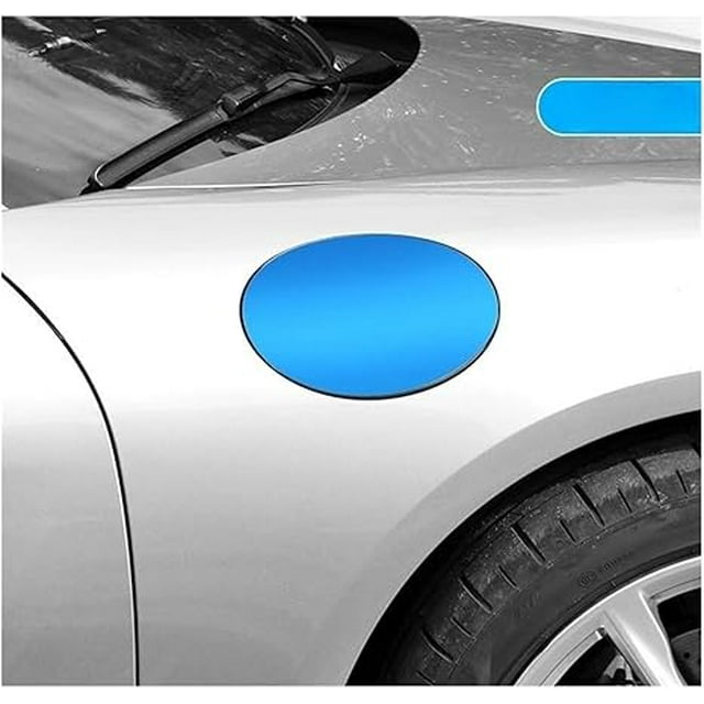 Compatible pour Porsche 718 Bouchon de Réservoir de Carburant en Acier Inoxydable Protection Décorative Accessoires de Style Auto Extérieur (Motif Fibre de Carbone)
