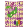thumbnail image 3 of Ambesonne Mardi Gras Tablecloth Rectangular Table Cover, Stars Graphic, 60"x84", Pink Yellow Green, 3 of 4