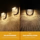 thumbnail image 3 of Outdoor Wall Light Black Solar Wall Lamp for Garden Lighting, 3 of 4