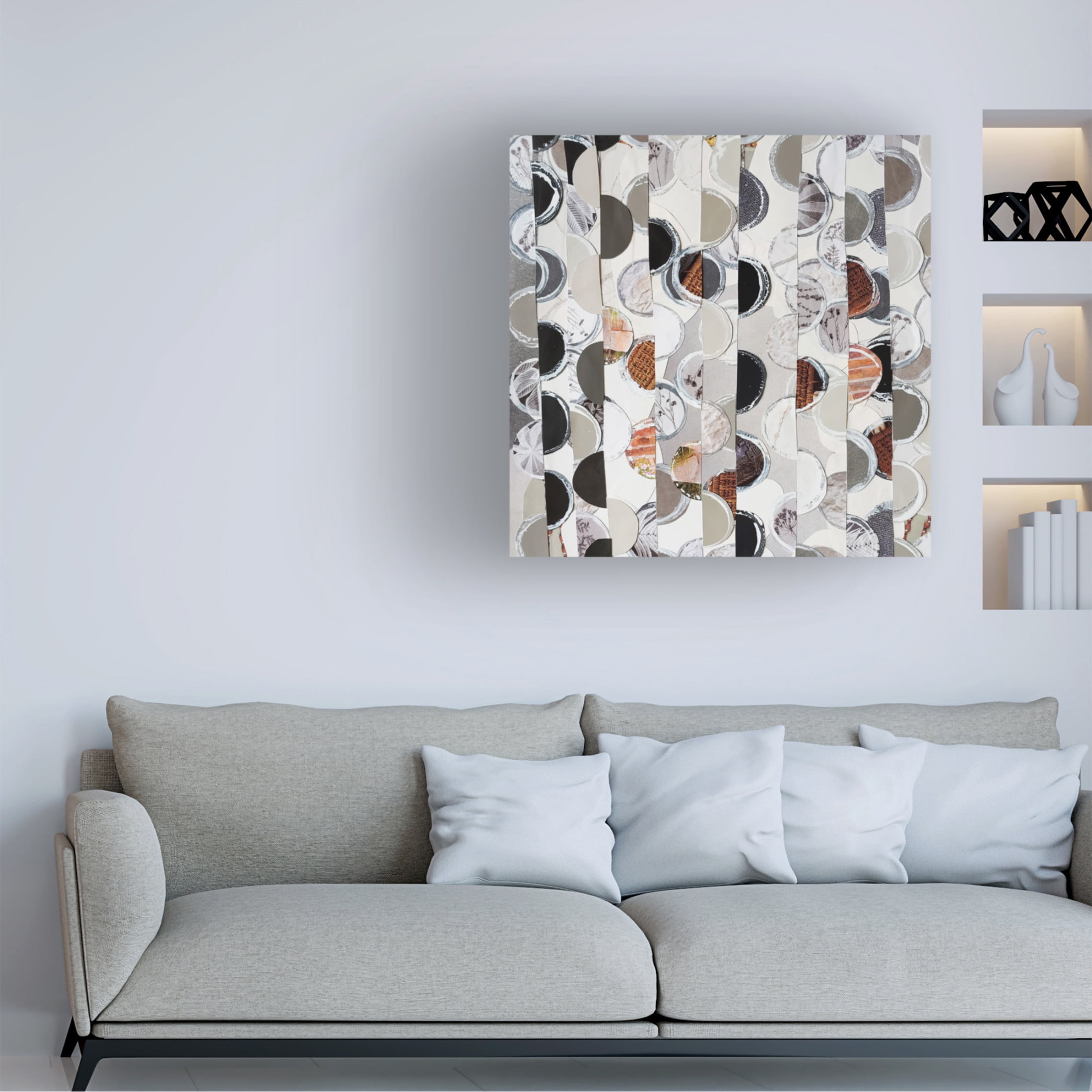 Canvas Wall Art - Coco Good 'Chocolate Gelato III' Wall Art for Living Room, Bedroom, or Office Décor by Trademark Fine Art - 18 x 18 Inches
