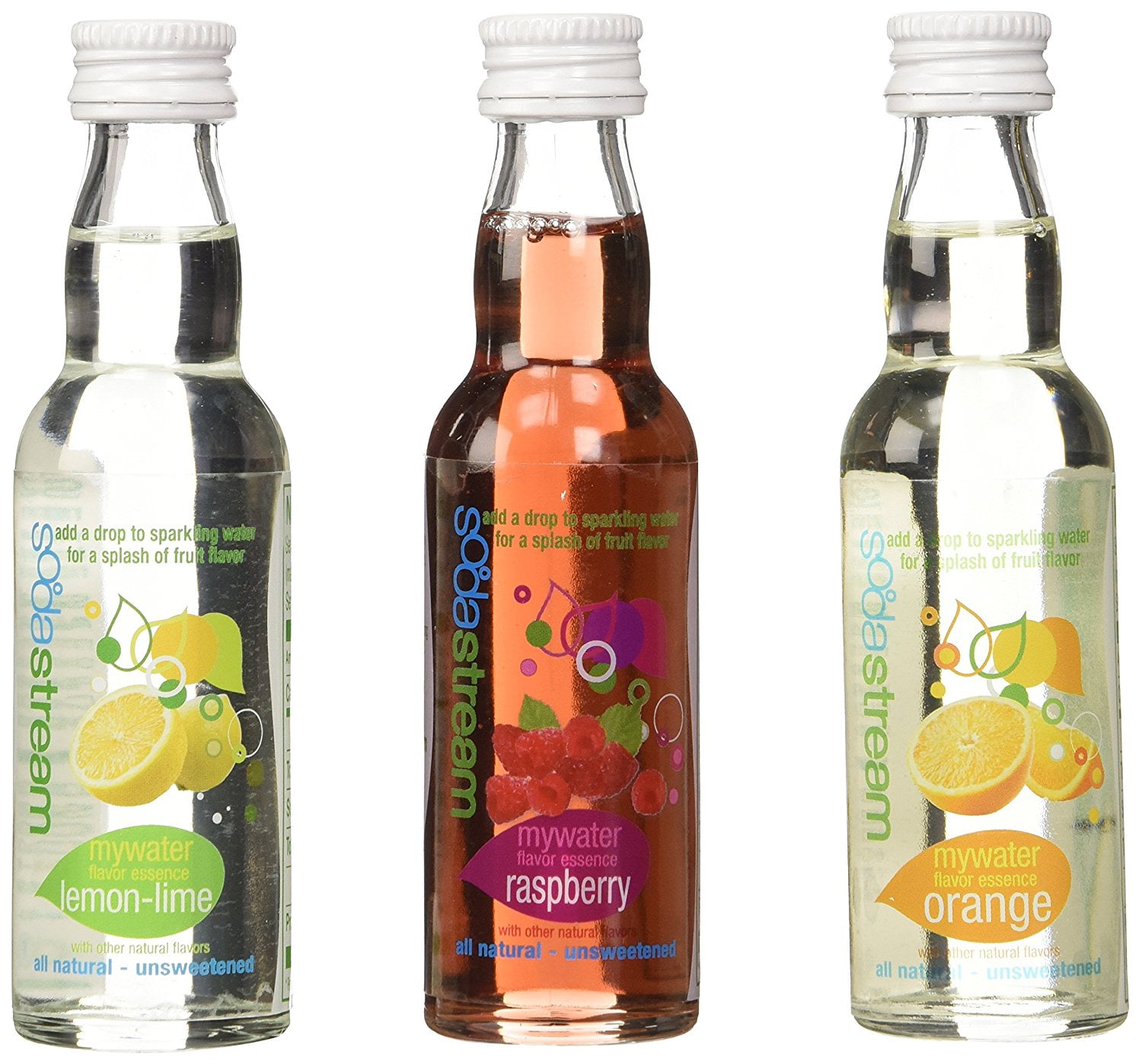 SodaStream My Water Variety All Natural, 3ct, 40ml Unsweetened Soda