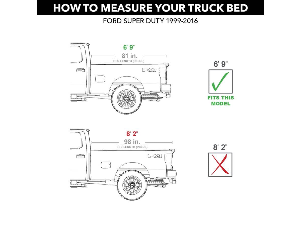 Truxedo by RealTruck Lo Pro Soft Roll Up Truck Bed Tonneau Cover | 559101 | Compatible with 1999 - 2007 Ford F-250/350/450 Super Duty 6' 9" Bed (81")