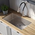 thumbnail image 2 of Kraus Standart Pro 26 Inch Undermount Single Bowl Stainless Steel Kitchen Sink, 2 of 5