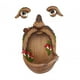 thumbnail image 5 of Decoración de la cara del árbol, alimentador de pájaros al aire libre, escultura divertida para abrazar árboles, decoración de césped y jardín kusrkot Cara del árbol del comedero para pájaros, 5 of 8