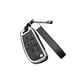 thumbnail image 5 of Scienceny Funda para llave de coche, paquete completo, soporte para llaves de desbloqueo, cubierta de carcasa remota impermeable, Protector de Negro plata 2piezas, 5 of 6