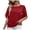 Red, variant on YYDGH Women's Swiss Dot Petal Short Sleeve T-Shirts Crew Neck Solid Color Casual Loose Tops Blouses Green S