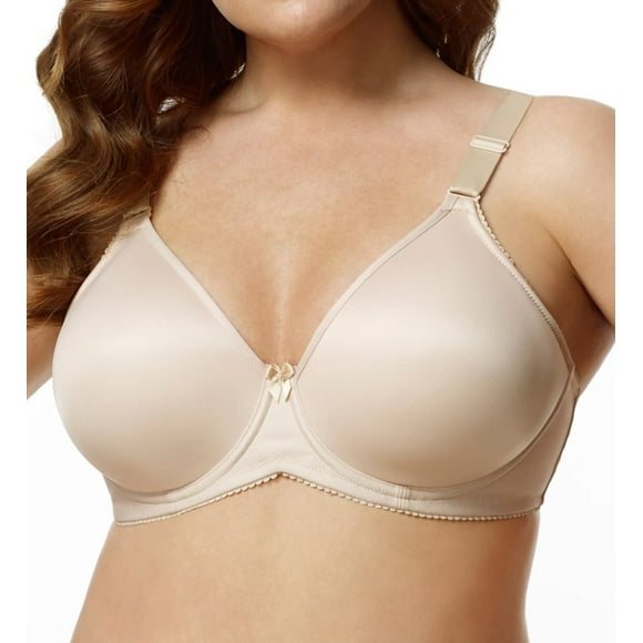 Women's Elila 2411 Microfiber Spacer Underwire Bra (Nude 38E)