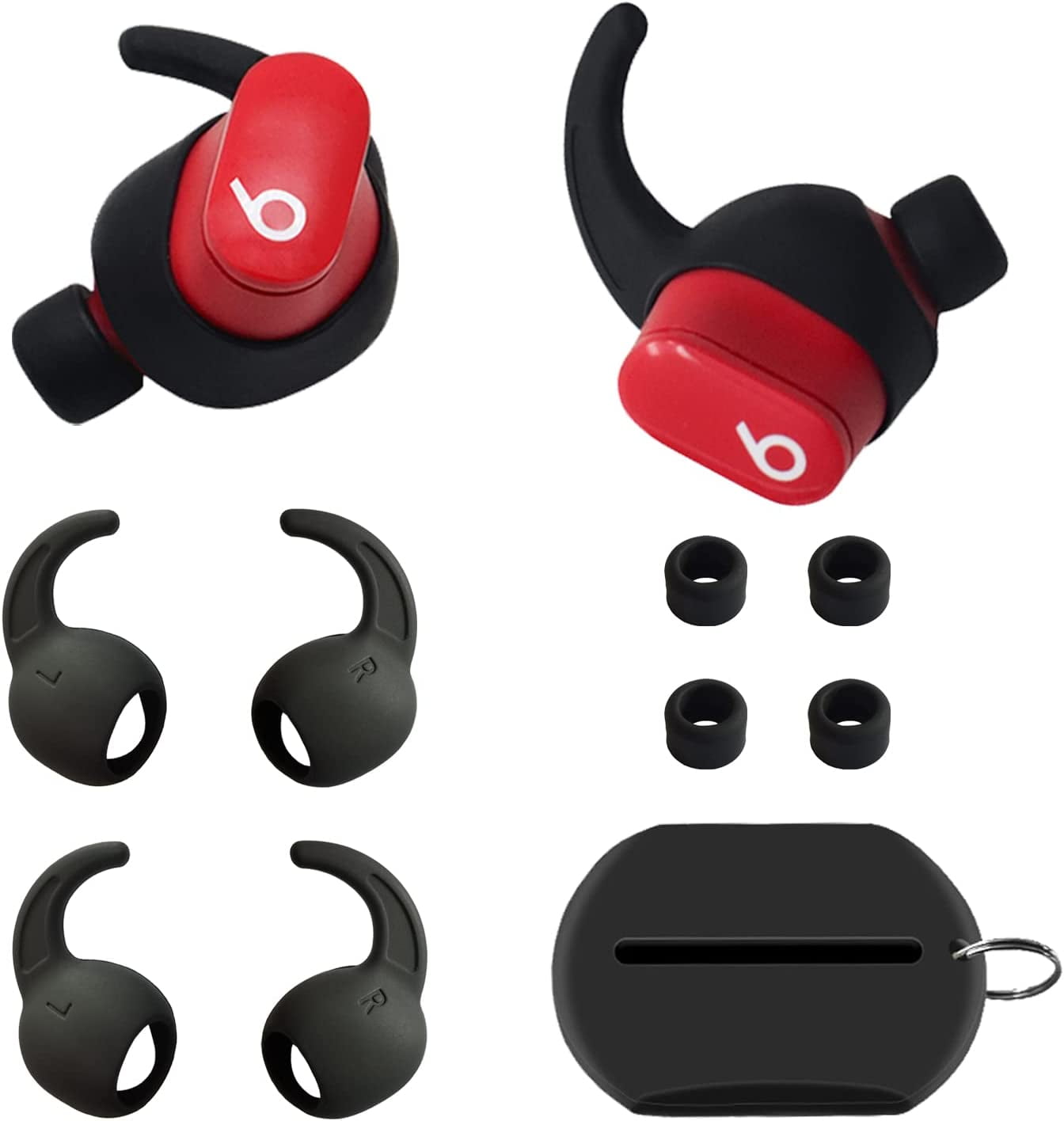Silicone Ear Tips for Beats Studio Buds Ear Hook for Beats Earbuds