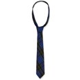 thumbnail image 2 of Cookie's Boys' Four-In-Hand Tie Color: blue/black/gold *plaid #92* Size: one size, 2 of 3