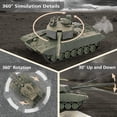 thumbnail image 3 of Tanque Toy Playset Gresdent de la Segunda Guerra Mundial con 2 tanques chinos Type98 MBT y 10 soldados, 3 of 5