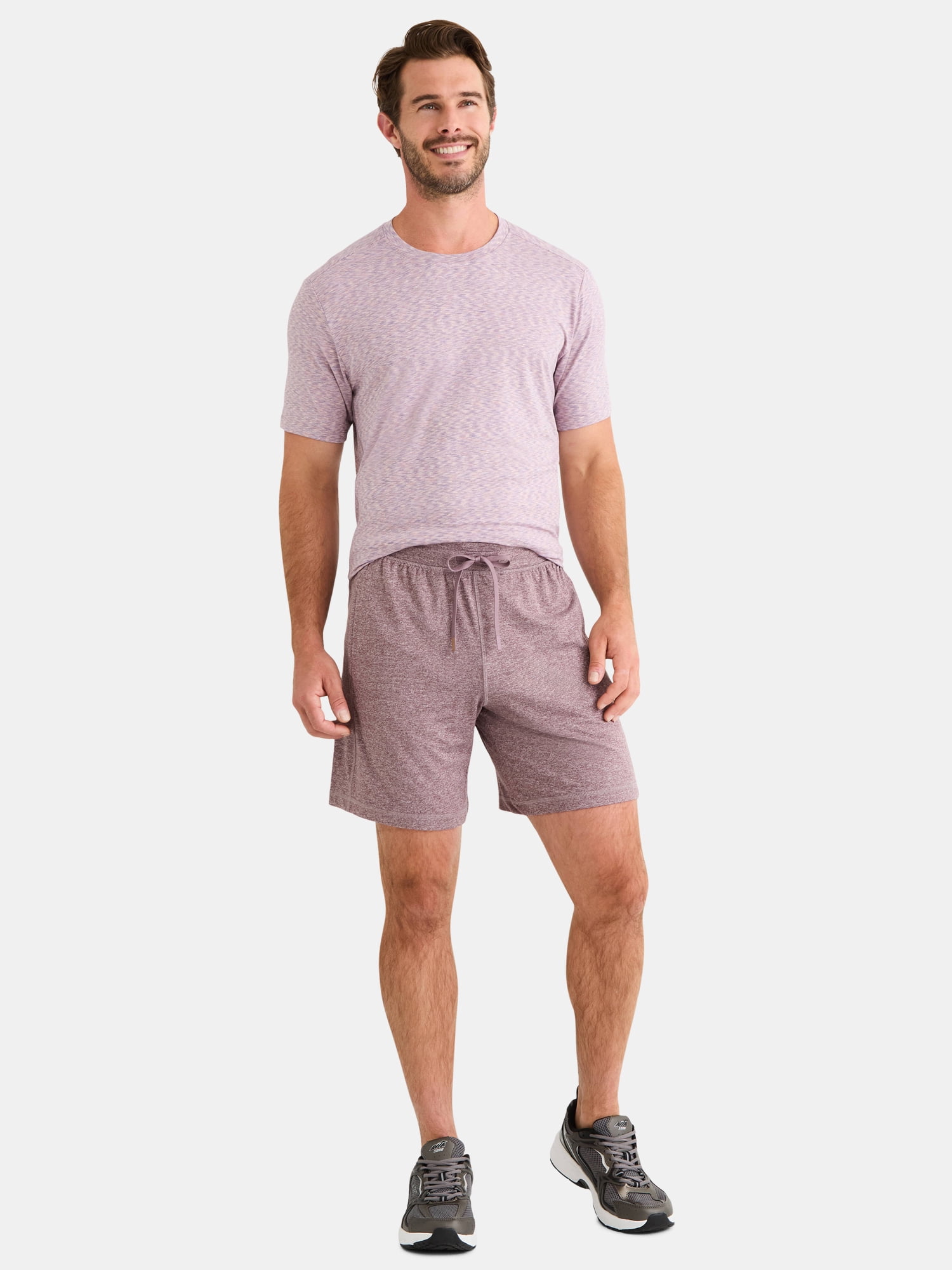 Athletic Works Men's and Big Men's Soft ButterCore Shorts, 6" & 8" Inseams, Sizes XS-5XL