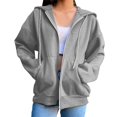 thumbnail image 2 of Sudadera con capucha para mujer sudadera con capucha para mujer sudadera con capucha para mujer sudadera con capucha de color puro para mujer Sudadera con capucha para mujer ANGGREK Otros, 2 of 6