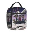thumbnail image 2 of AJR Music Band Portable Lunch Bags Tote Shoulder Bag Insulated Lunch Boxes Picnic Beach Work, 2 of 9