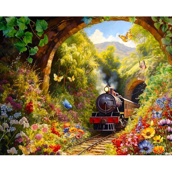 Springbok 1000 Piece Tunnel Pass Jigsaw Puzzle for Adults