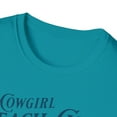 thumbnail image 3 of Womens Adult Cowgirl Beach Club T-Shirt, Western Cowgirl Beach Coastal, 3 of 3