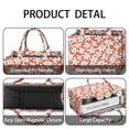 thumbnail image 4 of Large Capacity Tote Bag,Orange Daisy Flower White Petals Pattern Handbag Fashion Luxury Tote Bag,15.7"x13"x 5.1" Inches,Laptop Compatible, 4 of 6