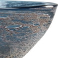 thumbnail image 5 of Uttermost Genovesa Coastal Blown Glass Decorative Bowl in Aqua Blue/Gold, 5 of 6