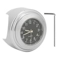 thumbnail image 1 of Motorcycle Dial Clock, Handlebar Clock Exquisite Durable  For Universal Vehicles For 7/8in-1in Handles White Dial,Black Dial, 1 of 8