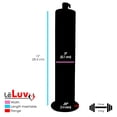thumbnail image 4 of LeLuv® Ultima Premium Penis Pump, Brass Handle w/ Red Rubber Grips, Silicone Hose + Gauge | 12" x 2.00" Cylinder Wide Flange Cylinder, 4 of 11