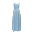 Sexy Spaghetti Strap Prom Dresses for Women 2024 A Line lace panel