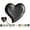 Matte Black, variant on Ceramic Spoon Rest for Stove Top, Heart Cute Spoon Rest for Kitchen Counter, Cooking Spoon Holder for Kitchen Counter, Utensil Rest Spatula Rest Ladle Holder Tong Rest (Matte Black)