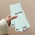 thumbnail image 5 of RKSTN Polyester Gloves Rufa Pandas Cute Fleece-Lined Thick Gloves Unisex Winter Warm Gloves Student Cycling Windproof And Cold-Resistance Touchscreen Gloves, 5 of 5