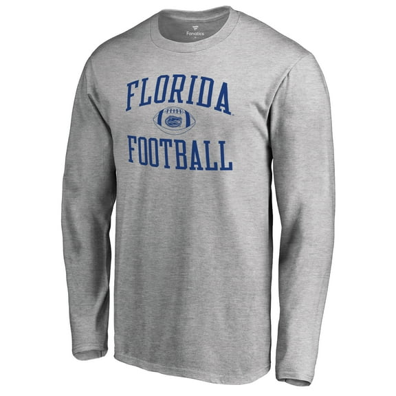 Men's Ash Florida Gators First Sprint Long Sleeve T-Shirt