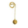 thumbnail image 3 of Royal Designs 24 Inch Adjustable Ceiling Fan Pull Chain Extension with Refracted Filigree Ornament, Polished Brass, Set of 2, 3 of 8