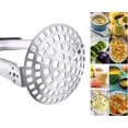 thumbnail image 3 of Stainless Steel Potato Masher Heavy Duty, Hand Smasher Kitchen Tools For Beans, Vegetables, Avocado, Food And Friut, 3 of 3