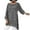 Grey, variant on Womens T Shirts Tops Plus Size Long Sleeve Irregular Hem Baggy Ladies Summer Tunic Fall Clothes for Women Tees Blouses Pink Size 3XL