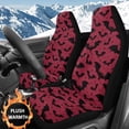 thumbnail image 2 of Uorisanigo 2 PCS Car Seat Covers for Front Seat Cushion Red Black Bat Auto Seats Cover Flurry Front Seats Covers Universal Fit for SUV Sedan Van, Easy Installation, 2 of 7